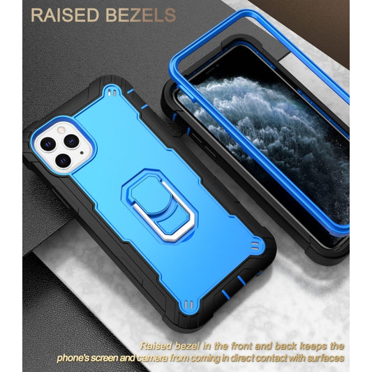 PC + Rubber 3-layers Shockproof Protective Case with Rotating Holder, For iPhone 11 Pro Max, For iPhone SE 2022 / SE 2020 / 8 / 7, For iPhone XS / X