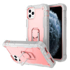 Für iPhone 11 Pro Max / Grauweiß + Roségold