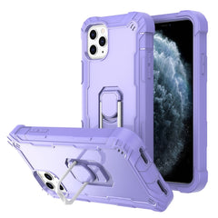 PC + Rubber 3-layers Shockproof Protective Case with Rotating Holder, For iPhone 11 Pro Max, For iPhone SE 2022 / SE 2020 / 8 / 7, For iPhone XS / X