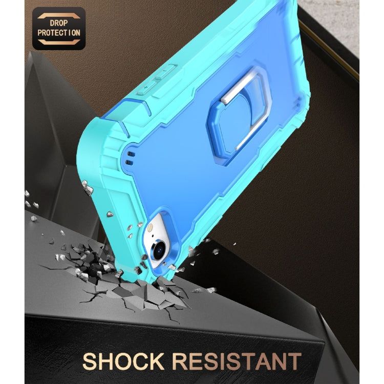PC + Gummi 3-lagige stoßfeste Schutzhülle mit drehbarem Halter, für iPhone XR, für iPhone XS Max