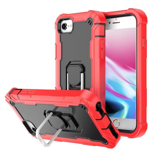 PC + Gummi 3-lagige stoßfeste Schutzhülle mit drehbarem Halter, für iPhone XR, für iPhone XS Max