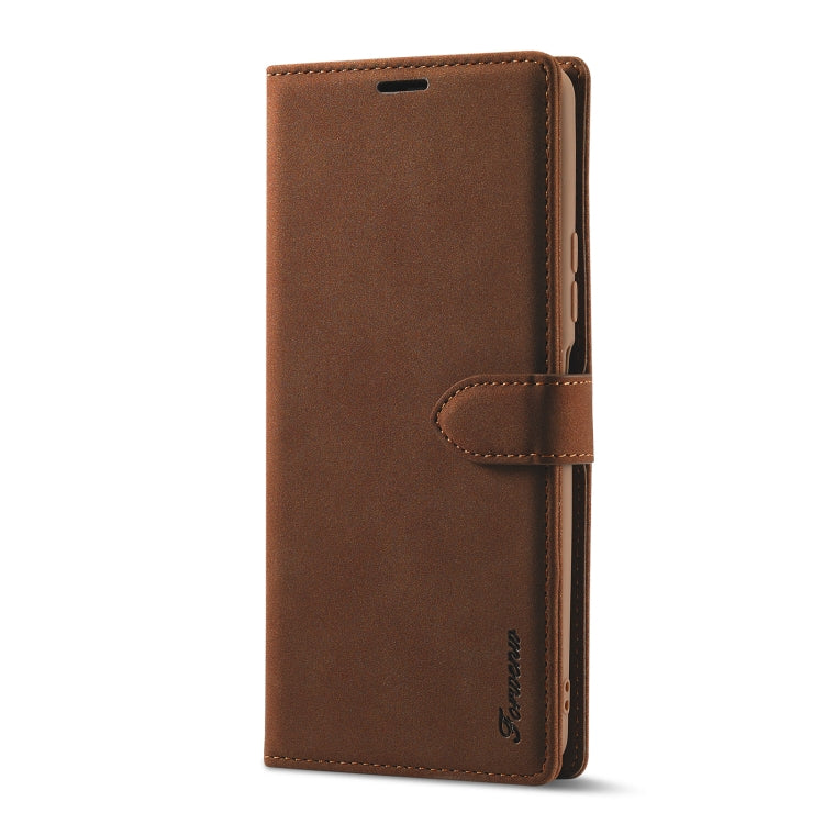 Forwenw F1 Series Matte Strong Magnetism Horizontal Flip Leather Case with Holder & Card Slots & Wallet & Photo Frame, For Xiaomi Redmi Note 10 Pro