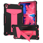 For Lenovo Tab P11 (Tab-J606F) / Black + Rose Red