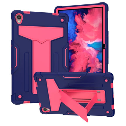 T-shaped Bracket Contrast Color Shockproof PC + Silicone Flat Protective Case, For Lenovo Tab M10 HD 2nd Gen TB-X306X, For Lenovo Tab P11 (Tab-J606F)