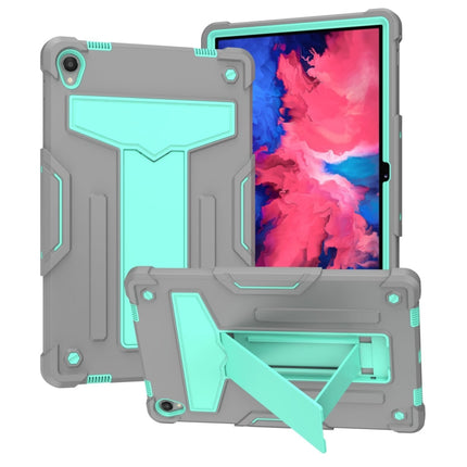 T-shaped Bracket Contrast Color Shockproof PC + Silicone Flat Protective Case, For Lenovo Tab M10 HD 2nd Gen TB-X306X, For Lenovo Tab P11 (Tab-J606F)