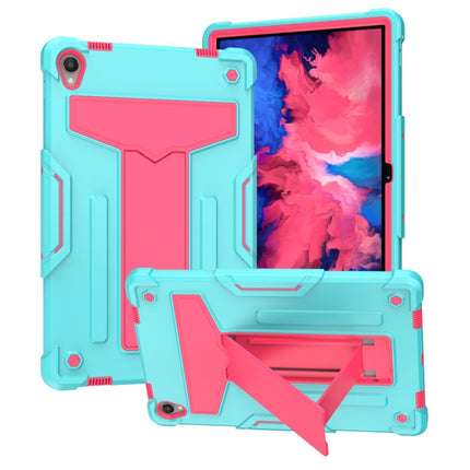T-shaped Bracket Contrast Color Shockproof PC + Silicone Flat Protective Case, For Lenovo Tab M10 HD 2nd Gen TB-X306X, For Lenovo Tab P11 (Tab-J606F)