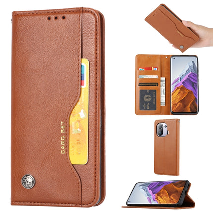 Knead Skin Texture Horizontal Flip Leather Case with Photo Frame & Holder & Card Slots & Wallet, For Xiaomi Mi 11 Pro, For Xiaomi Mi 11 Lite, For Samsung Galaxy S21 FE