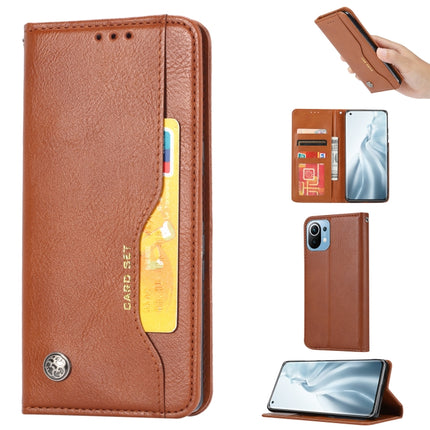 Knead Skin Texture Horizontal Flip Leather Case with Photo Frame & Holder & Card Slots & Wallet, For Xiaomi Mi 11 Pro, For Xiaomi Mi 11 Lite, For Samsung Galaxy S21 FE