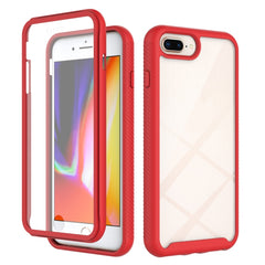 Starry Sky Solid Color Series Stoßfestes PC + TPU-Gehäuse mit PET-Folie, für iPhone 6, für iPhone 6 Plus, für iPhone SE 2022 / SE 2020 / 8 / 7, für iPhone 8 Plus / 7 Plus, für iPhone XS / X