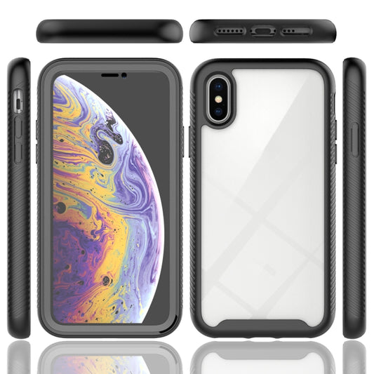 Starry Sky Solid Color Series Shockproof PC + TPU Case with PET Film, For iPhone XS / X, For iPhone XR, For iPhone XS Max, For iPhone 11