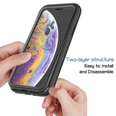 Starry Sky Solid Color Series Shockproof PC + TPU Case with PET Film, For iPhone XS / X, For iPhone XR, For iPhone XS Max, For iPhone 11