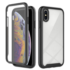 Starry Sky Solid Color Series Stoßfestes PC + TPU-Gehäuse mit PET-Folie, für iPhone 6, für iPhone 6 Plus, für iPhone SE 2022 / SE 2020 / 8 / 7, für iPhone 8 Plus / 7 Plus, für iPhone XS / X