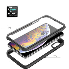 Starry Sky Solid Color Series Shockproof PC + TPU Case with PET Film, For iPhone XS / X, For iPhone XR, For iPhone XS Max, For iPhone 11