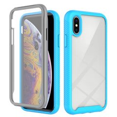 Starry Sky Solid Color Series Stoßfestes PC + TPU-Gehäuse mit PET-Folie, für iPhone 6, für iPhone 6 Plus, für iPhone SE 2022 / SE 2020 / 8 / 7, für iPhone 8 Plus / 7 Plus, für iPhone XS / X