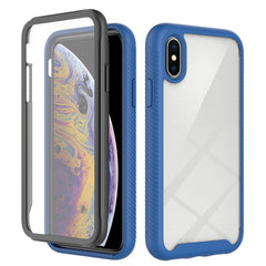 Starry Sky Solid Color Series Stoßfestes PC + TPU-Gehäuse mit PET-Folie, für iPhone 6, für iPhone 6 Plus, für iPhone SE 2022 / SE 2020 / 8 / 7, für iPhone 8 Plus / 7 Plus, für iPhone XS / X