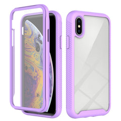 Starry Sky Solid Color Series Stoßfestes PC + TPU-Gehäuse mit PET-Folie, für iPhone 6, für iPhone 6 Plus, für iPhone SE 2022 / SE 2020 / 8 / 7, für iPhone 8 Plus / 7 Plus, für iPhone XS / X