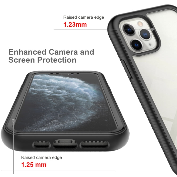 Starry Sky Solid Color Series Shockproof PC + TPU Case with PET Film, For iPhone 11 Pro, For iPhone 11 Pro Max, For iPhone 12 mini, For iPhone 12 / 12 Pro