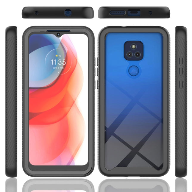 Starry Sky Solid Color Series Shockproof PC + TPU Case with PET Film, For Motorola Moto G Play(2021), For Motorola Moto G Power(2021), For Motorola Moto G9 Plus(2021), For Motorola Moto G9 Power(2021)