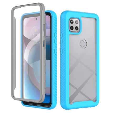 Starry Sky Solid Color Series Shockproof PC + TPU Case with PET Film, For Motorola Moto One 5G Ace, Motorola Moto G9 Power(2021)