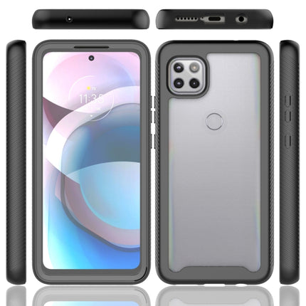 Starry Sky Solid Color Series Shockproof PC + TPU Case with PET Film, For Motorola Moto One 5G Ace, Motorola Moto G9 Power(2021)