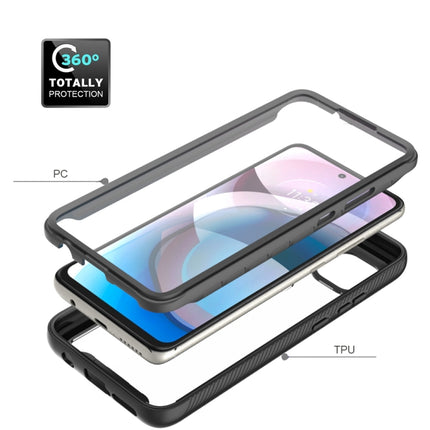 Starry Sky Solid Color Series Shockproof PC + TPU Case with PET Film, For Motorola Moto One 5G Ace, Motorola Moto G9 Power(2021)