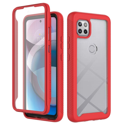 Starry Sky Solid Color Series Shockproof PC + TPU Case with PET Film, For Motorola Moto One 5G Ace, Motorola Moto G9 Power(2021)