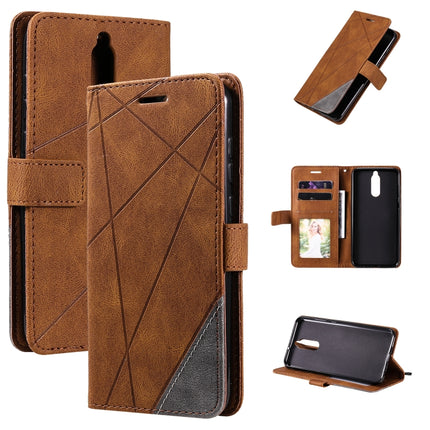 Skin Feel Splicing Horizontal Flip Leather Case with Holder & Card Slots & Wallet & Photo Frame, For Motorola Moto G 5G, For Motorola Moto E7 Power, For Huawei Mate 10 Lite, For Samsung Galaxy A02 (EU Version)