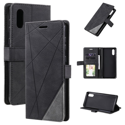 Skin Feel Splicing Horizontal Flip Leather Case with Holder & Card Slots & Wallet & Photo Frame, For Motorola Moto G 5G, For Motorola Moto E7 Power, For Huawei Mate 10 Lite, For Samsung Galaxy A02 (EU Version)