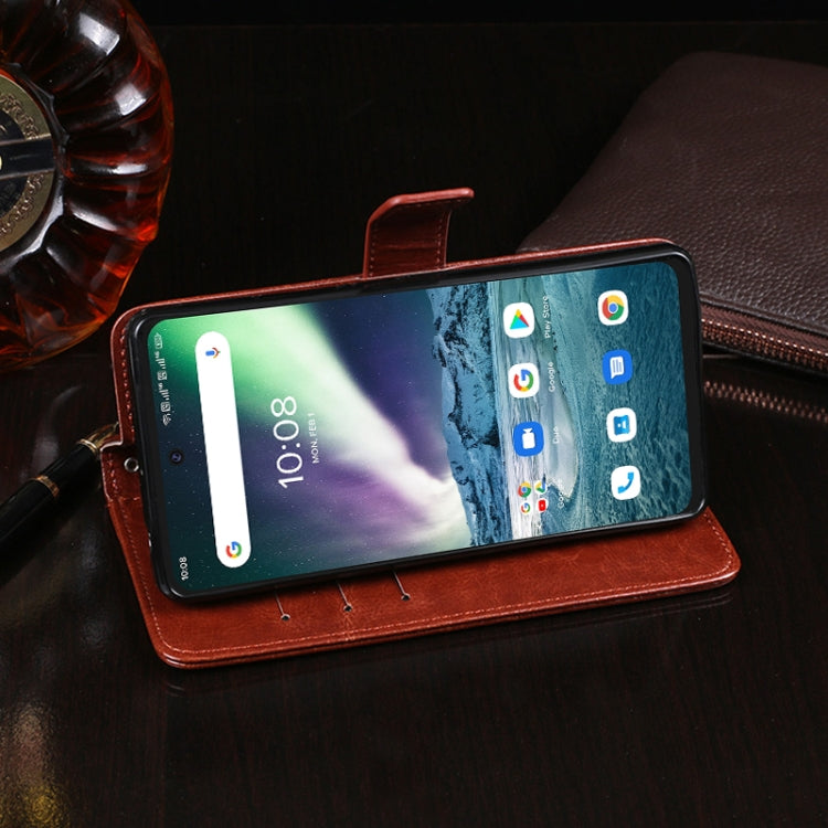 idewei Crazy Horse Texture Horizontal Flip Leather Case with Holder & Card Slots & Wallet, For Umidigi Bison GT, For Honor Play 20