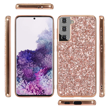 Glitter Powder Shockproof TPU Protective Case, For Samsung Galaxy S21 FE