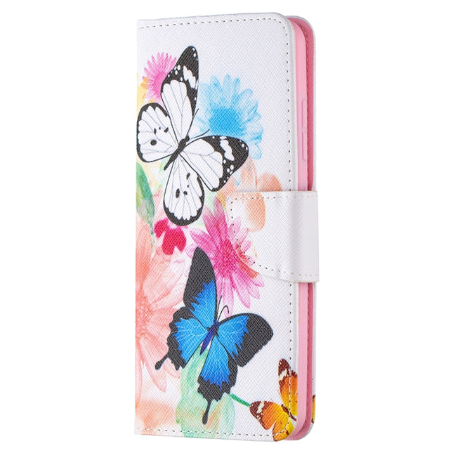 Colored Drawing Pattern Horizontal Flip Leather Case with Holder & Card Slots & Wallet, For Nokia 1.4