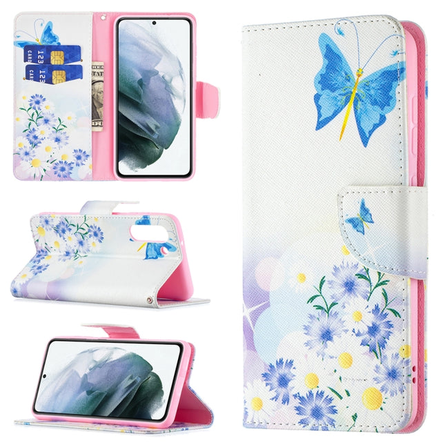 Colored Drawing Pattern Horizontal Flip Leather Case with Holder & Card Slots & Wallet, For Samsung Galaxy S21 FE, For Xiaomi Mi 11i / Poco F3 / Redmi K40, For Nokia G20 / G10