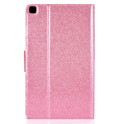 Glitter Horizontal Flip Leather Case with Holder & Card Slots, For Samsung Galaxy Tab A7 Lite T220