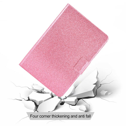 Glitter Horizontal Flip Leather Case with Holder & Card Slots, For Samsung Galaxy Tab A7 Lite T220
