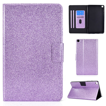 Glitter Horizontal Flip Leather Case with Holder & Card Slots, For Samsung Galaxy Tab A7 Lite T220