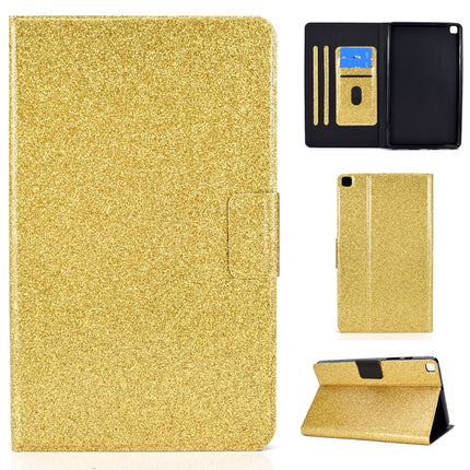 Glitter Horizontal Flip Leather Case with Holder & Card Slots, For Samsung Galaxy Tab A7 Lite T220