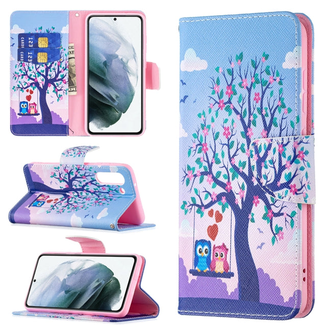 Colored Drawing Pattern Horizontal Flip Leather Case with Holder & Card Slots & Wallet, For Samsung Galaxy S21 FE, For Xiaomi Mi 11i / Poco F3 / Redmi K40