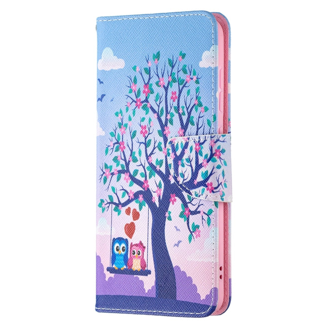 Colored Drawing Pattern Horizontal Flip Leather Case with Holder & Card Slots & Wallet, For Samsung Galaxy S21 FE, For Xiaomi Mi 11i / Poco F3 / Redmi K40