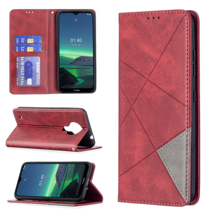 Rhombus Texture Horizontal Flip Magnetic Leather Case with Holder & Card Slots & Wallet, For Samsung Galaxy S21 FE, For Nokia G20 / G10, For Nokia 1.4