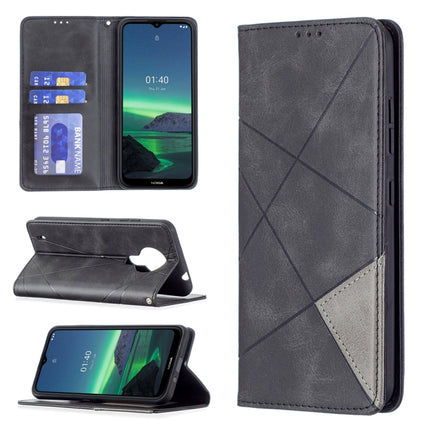 Rhombus Texture Horizontal Flip Magnetic Leather Case with Holder & Card Slots & Wallet, For Samsung Galaxy S21 FE, For Nokia G20 / G10, For Nokia 1.4