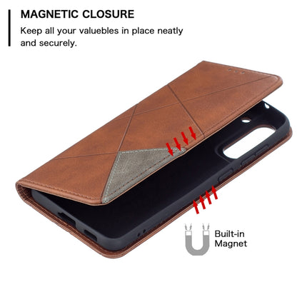 Rhombus Texture Horizontal Flip Magnetic Leather Case with Holder & Card Slots & Wallet, For Samsung Galaxy S21 FE, For Nokia G20 / G10, For Nokia 1.4