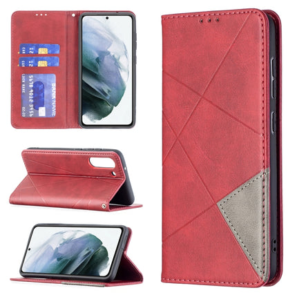 Rhombus Texture Horizontal Flip Magnetic Leather Case with Holder & Card Slots & Wallet, For Samsung Galaxy S21 FE, For Nokia G20 / G10, For Nokia 1.4