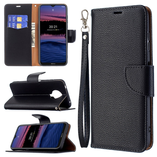 Litchi Texture Pure Color Horizontal Flip Leather Case with Holder & Card Slots & Wallet & Lanyard, For Nokia G20 / G10, For Nokia 1.4, For Samsung Galaxy S21 FE / S21 Lite