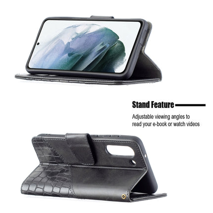 Matching Color Crocodile Texture Horizontal Flip PU Leather Case with Wallet & Holder & Card Slots, For Samsung Galaxy S21 FE / S21 Lite, For Nokia 1.4