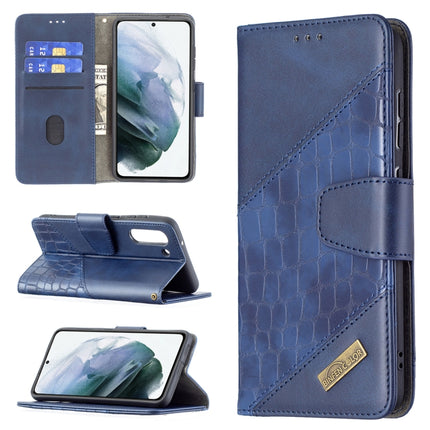 Matching Color Crocodile Texture Horizontal Flip PU Leather Case with Wallet & Holder & Card Slots, For Samsung Galaxy S21 FE / S21 Lite, For Nokia 1.4