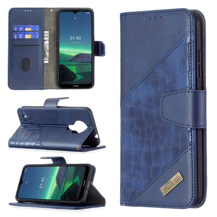 Matching Color Crocodile Texture Horizontal Flip PU Leather Case with Wallet & Holder & Card Slots, For Samsung Galaxy S21 FE / S21 Lite, For Nokia 1.4