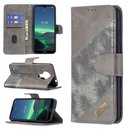 Matching Color Crocodile Texture Horizontal Flip PU Leather Case with Wallet & Holder & Card Slots, For Samsung Galaxy S21 FE / S21 Lite, For Nokia 1.4