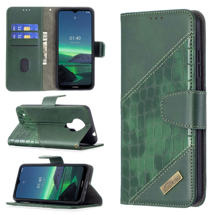 Matching Color Crocodile Texture Horizontal Flip PU Leather Case with Wallet & Holder & Card Slots, For Samsung Galaxy S21 FE / S21 Lite, For Nokia 1.4