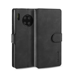 DG.MING Retro Oil Side Horizontal Flip Case with Holder & Card Slots & Wallet, For Huawei Mate 30 Pro