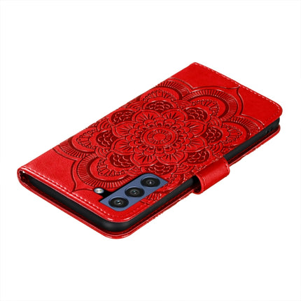Sun Mandala Embossing Pattern Horizontal Flip PU Leather Case with Holder & Card Slots & Wallet & Lanyard, For Samsung Galaxy S21 FE, For Xiaomi Mi 11 Ultra